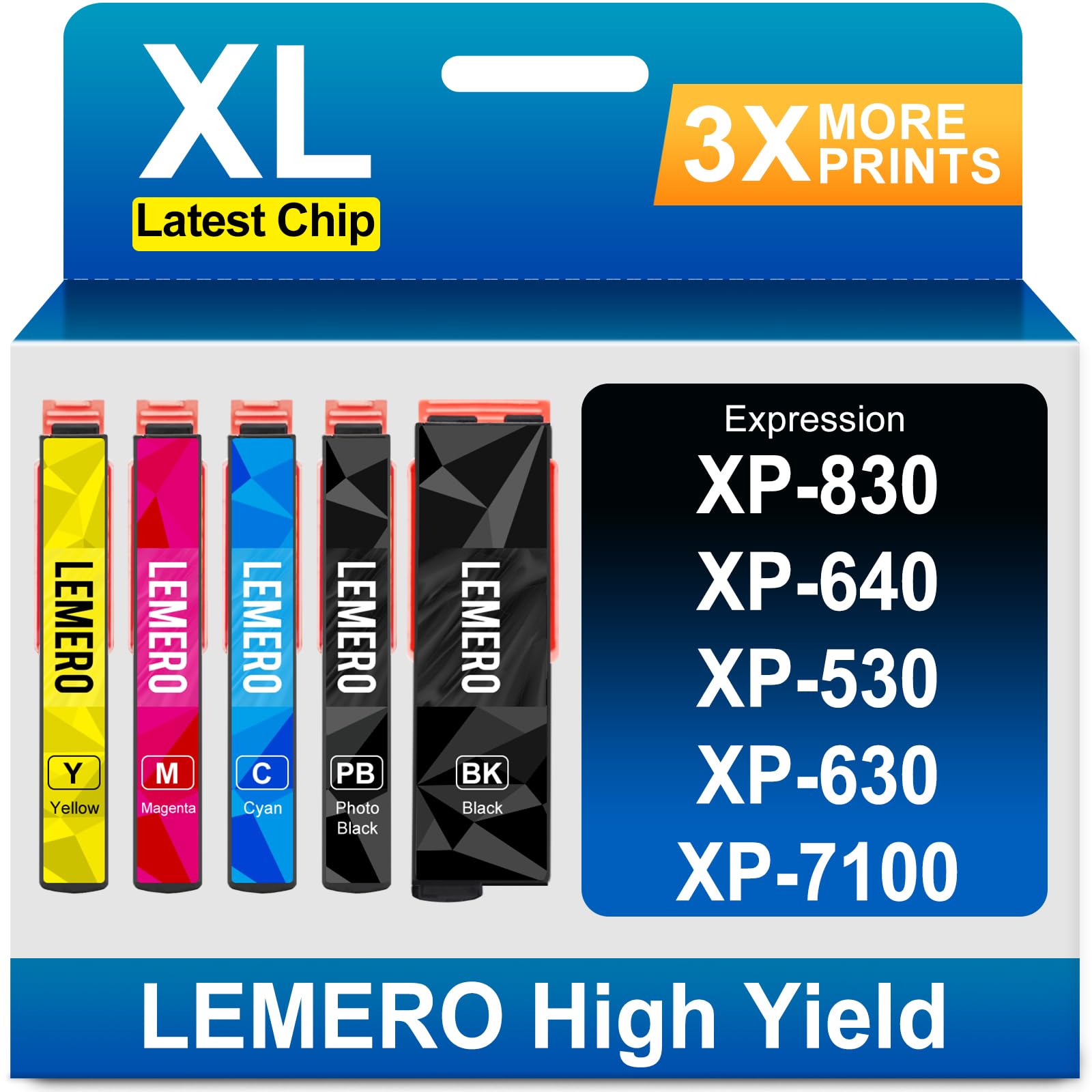 Amazon.com: LEMERO Remanufactured Ink Cartridges Replacement for